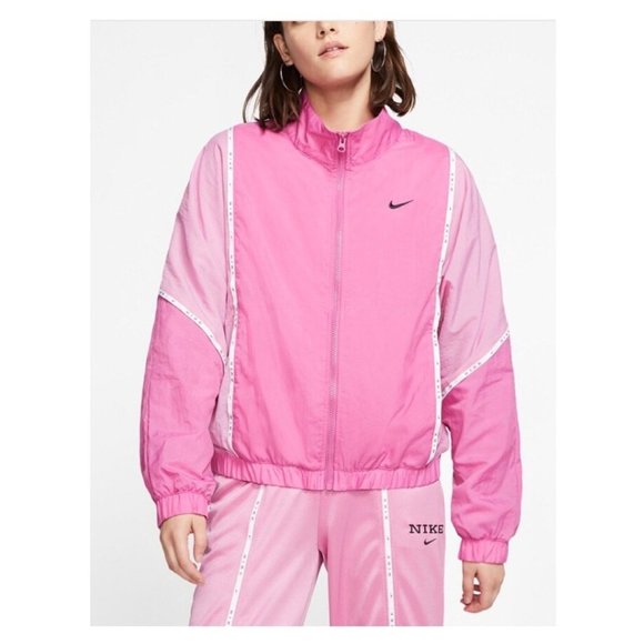 Nike | Jackets & Coats | Nwt Pink Nike Windbreaker Jacket Womens | Poshmark